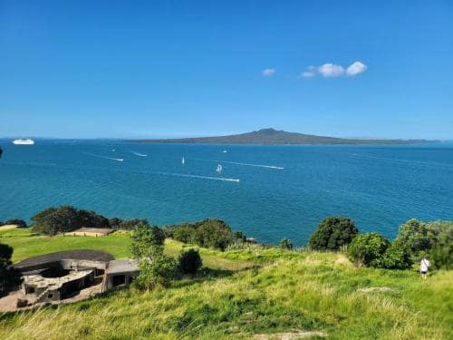 데본포트에서 본 랑기토토섬